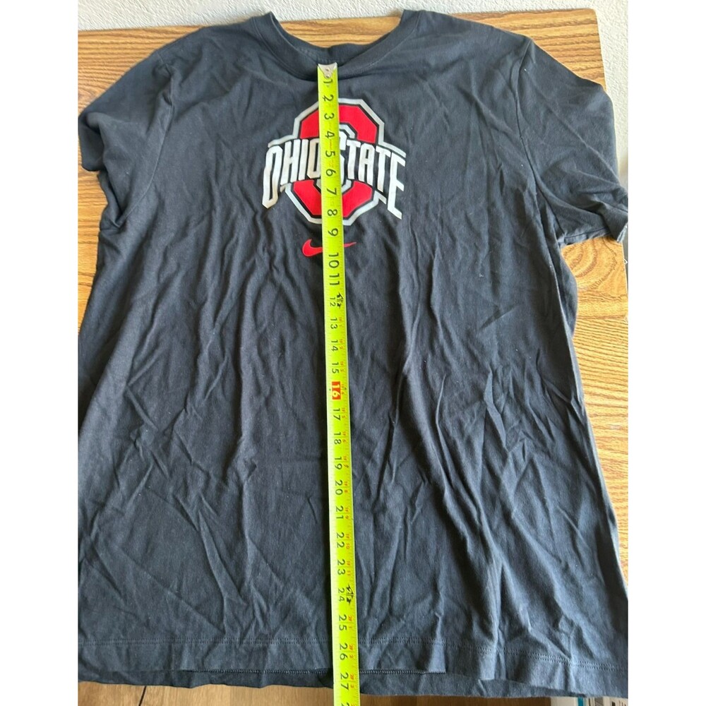 Ohio State Buckeyes Men’s Nike Tee Shirt Black Print Short Sleeve - Picture 4 of 5